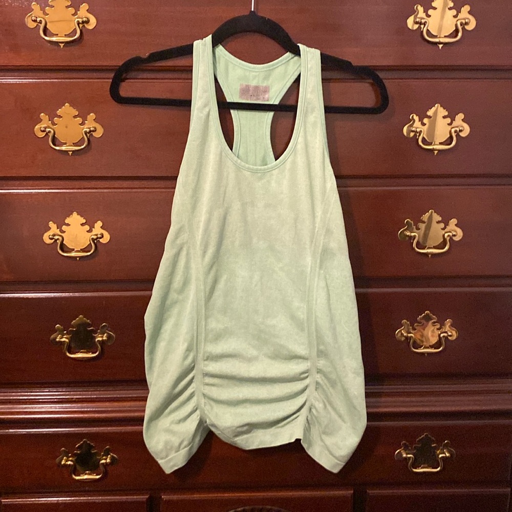 Green athleta shirt size medium